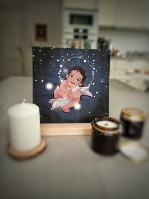 Dzieciątko Jezus w gwiazdach