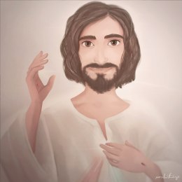 Jezus Miłosierny - bajkowy
